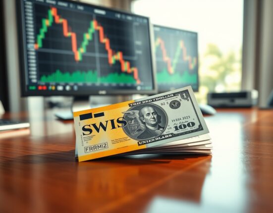 USD/CHF holds losses below 0.7900 ahead of ZEW Swiss Survey Expectations with Swiss franc and US dollar banknotes on desk