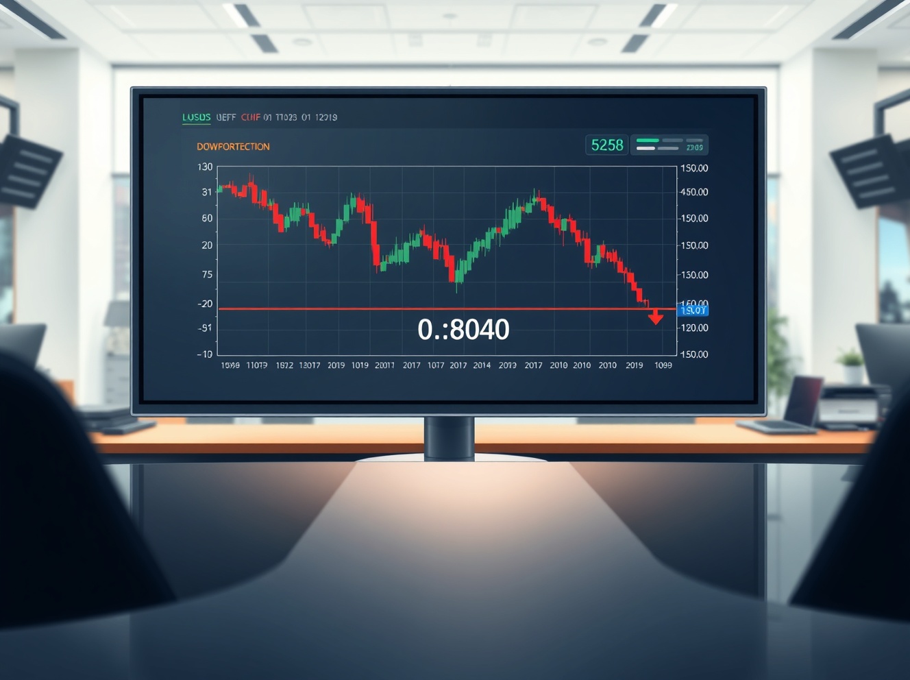 Prévision du prix USD/CHF : 0.8040 Émerge comme Support Clé dans la Correction en Cours
