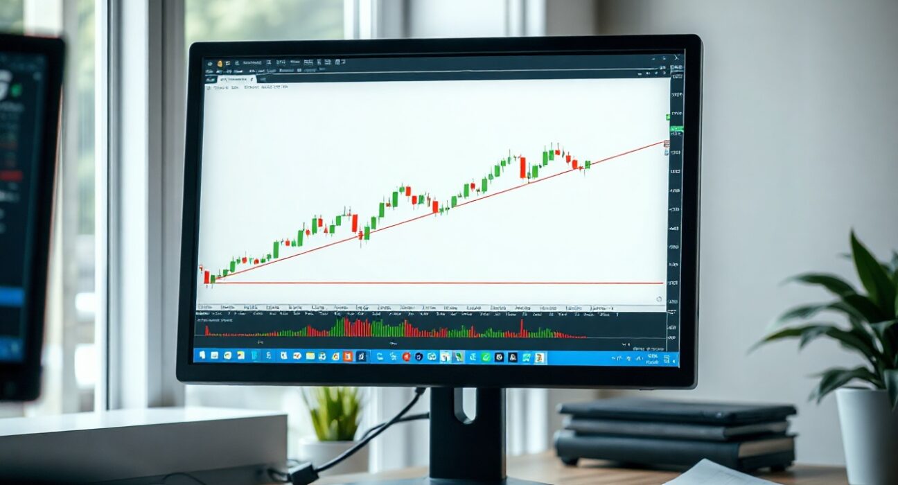 USD/CHF bearish flag pattern on a trading chart with a target of 0.8150