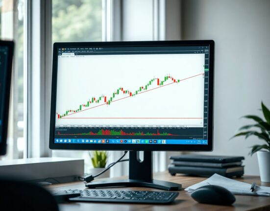 USD/CHF bearish flag pattern on a trading chart with a target of 0.8150