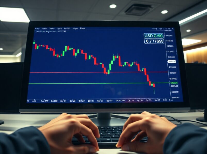 USD/CHF Price Forecast: Rejected at 0.7800, Approaches Two-Month Lows Near 0.7765