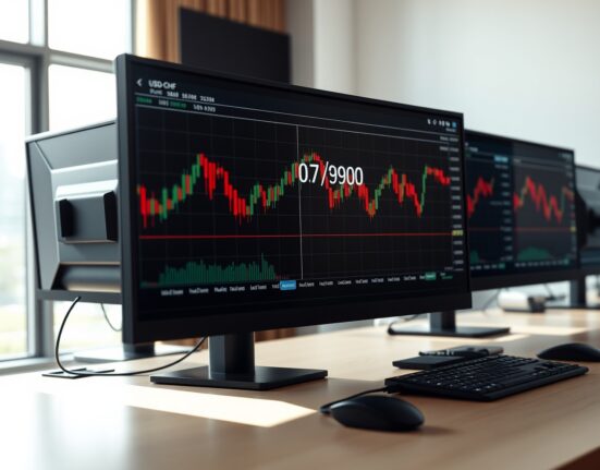 USD/CHF forex trading analysis showing currency pair volatility amid Iran geopolitical developments
