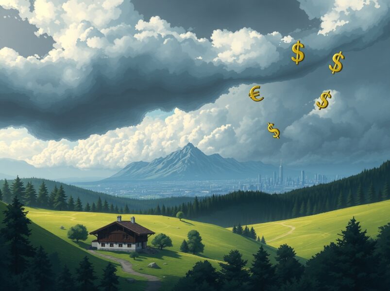 USD/CHF exchange rate weakening as Trump's speech impacts US Dollar strength against Swiss Franc