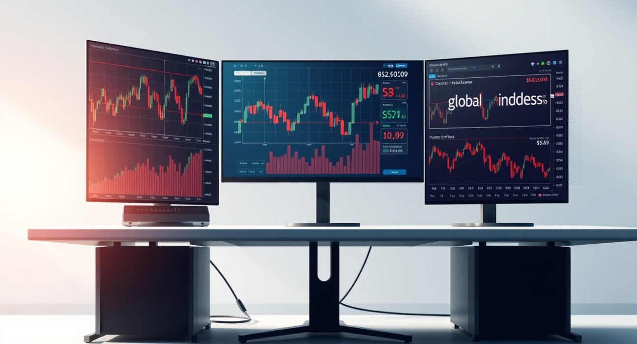 BNY Mellon analysis of shifting USD correlations with oil prices and equity markets on financial trading screens.