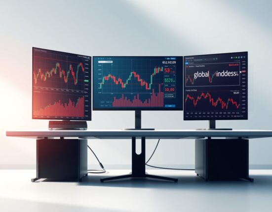 BNY Mellon analysis of shifting USD correlations with oil prices and equity markets on financial trading screens.