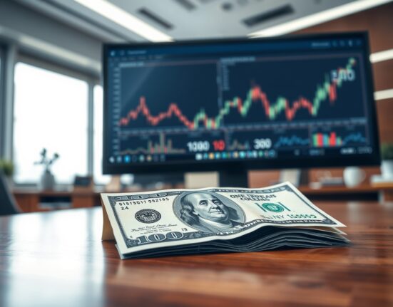 Analysis of US dollar depreciation forecast by BNP Paribas on a financial desk.