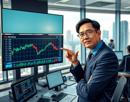 DBS analyst examines USD strength challenged by hawkish G10 central bank policies on trading floor screens.