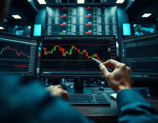 USD index chart showing key support zone under pressure in forex market