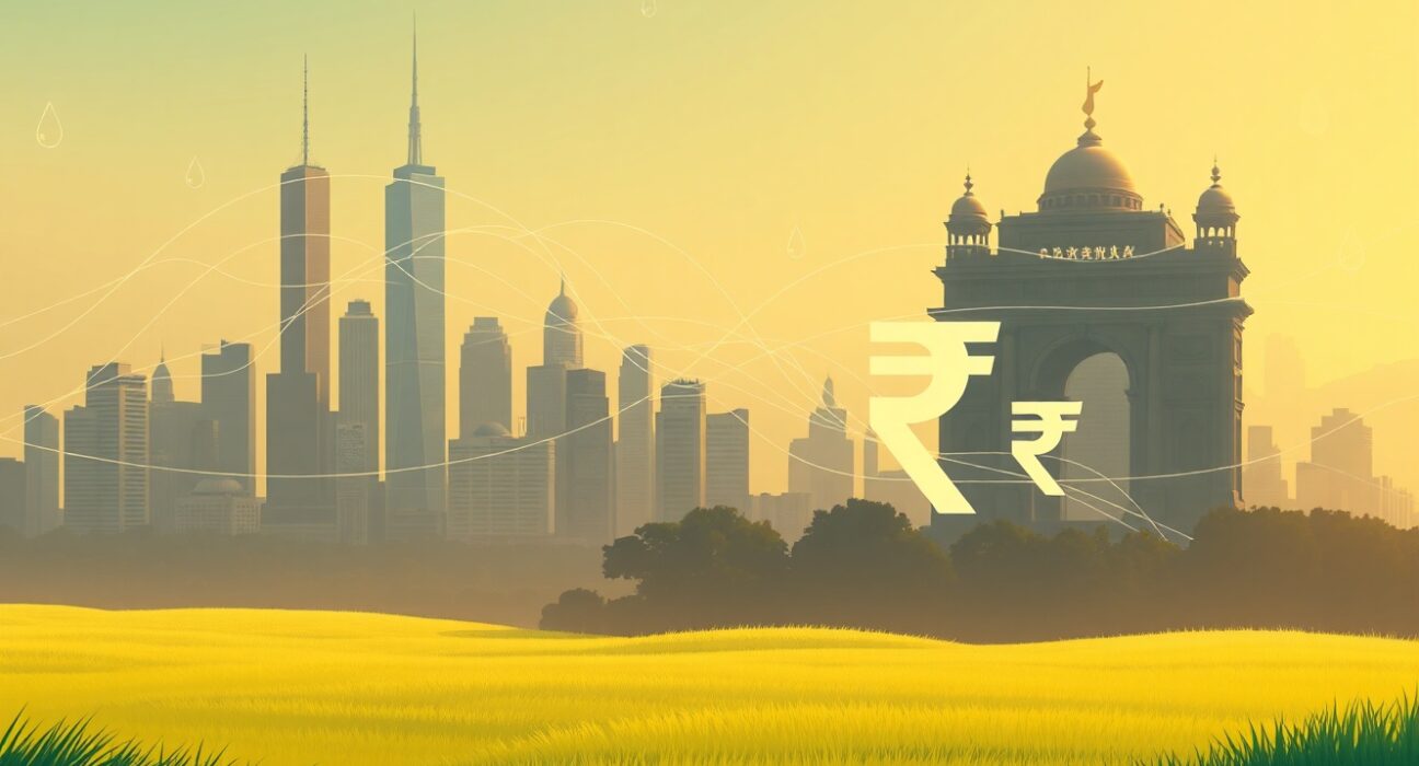 USD/INR exchange rate analysis showing impact of FII selling and oil prices on Indian rupee