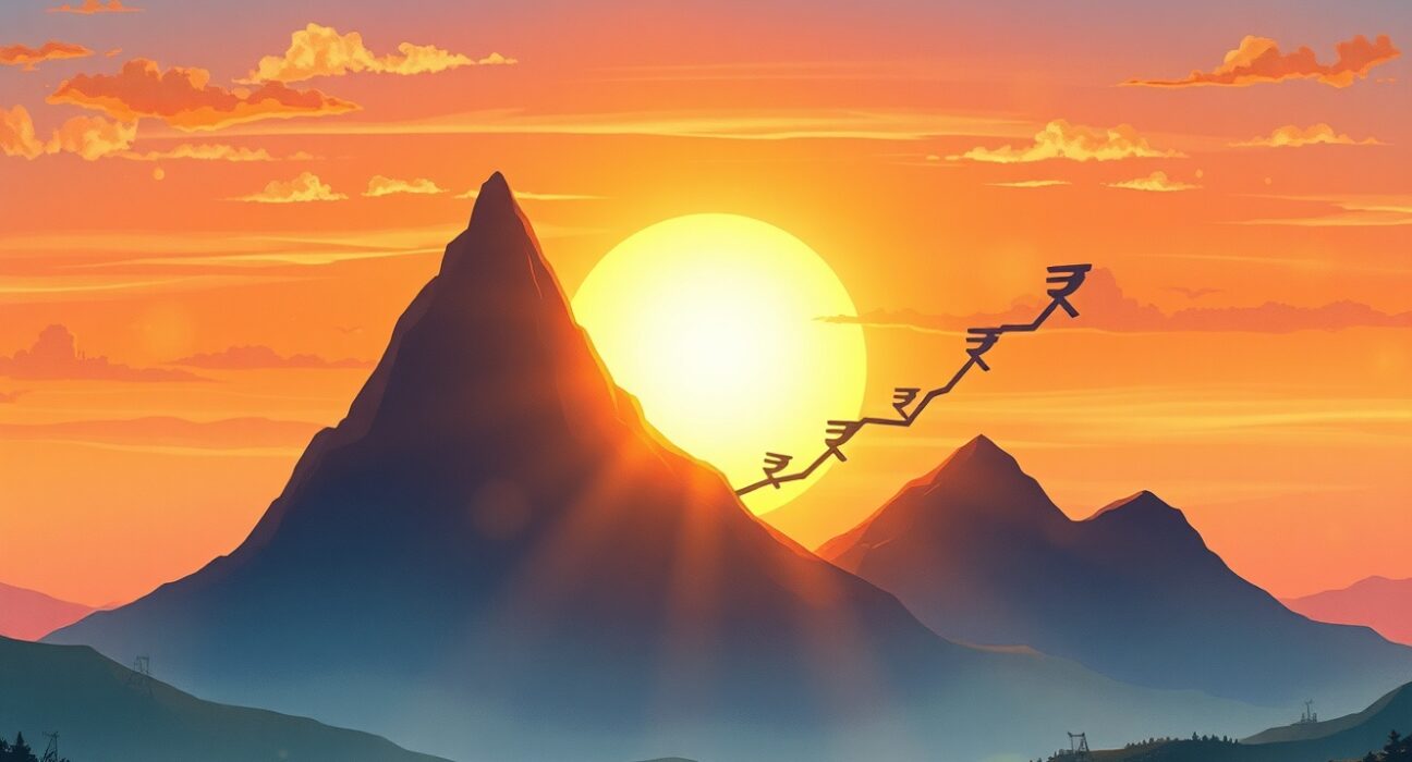 USD/INR exchange rate surge analysis showing Indian rupee depreciation factors