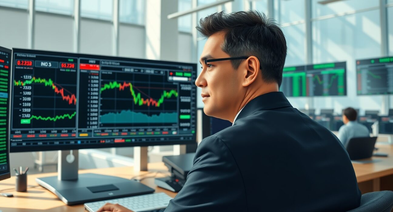 USD/INR exchange rate analysis on trading desk following RBI's removal of NDF restrictions