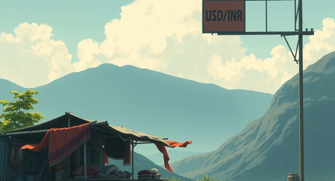 Analysis of USD/INR forex pair as the Indian Rupee weakens against the US Dollar.