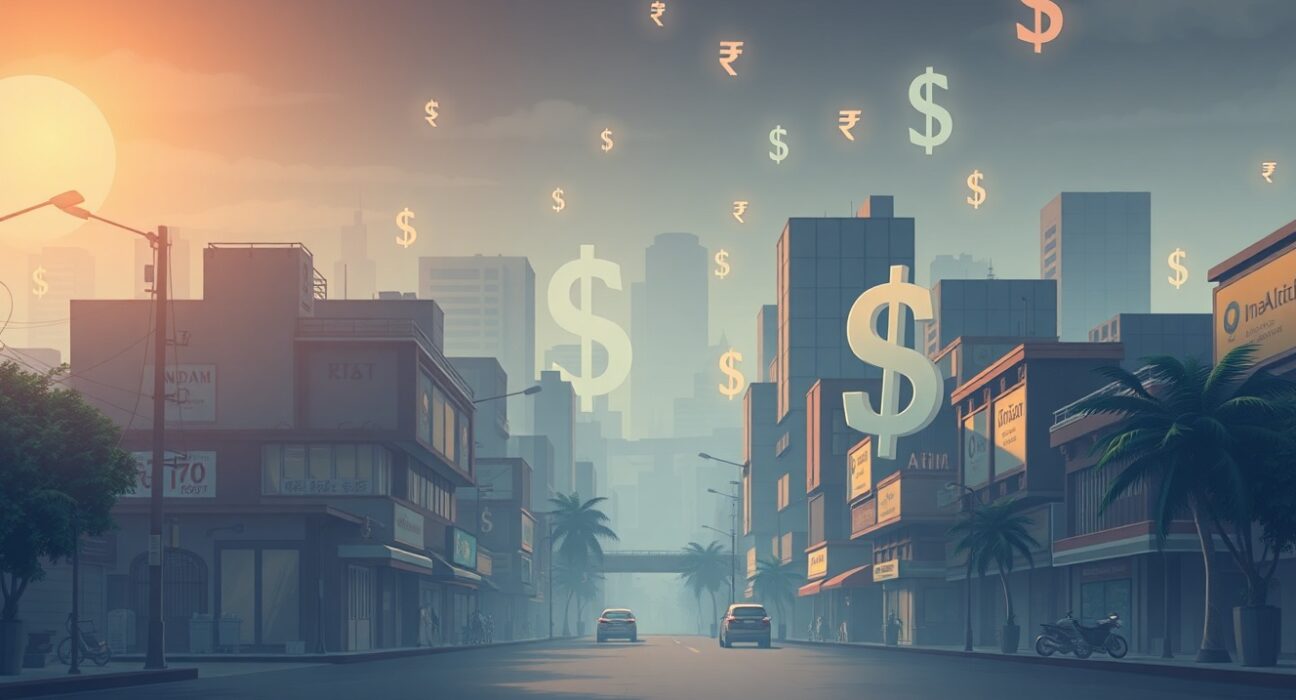 USD/INR exchange rate analysis showing Indian rupee stability amidst Asian currency weakness