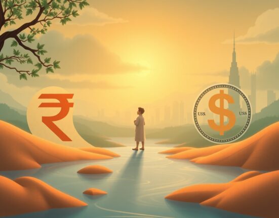 Analysis of USD to INR exchange rate and Reserve Bank of India currency intervention impact.