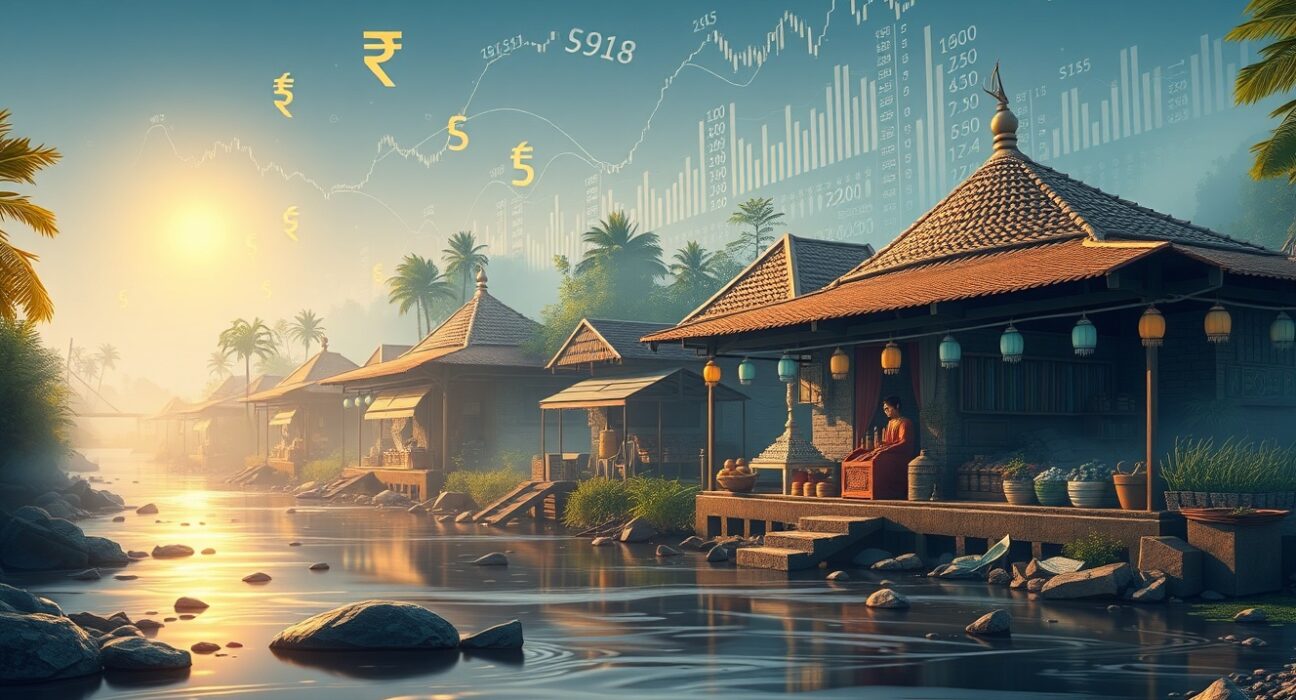 USD/INR exchange rate analysis showing Indian rupee strength amid foreign investment changes