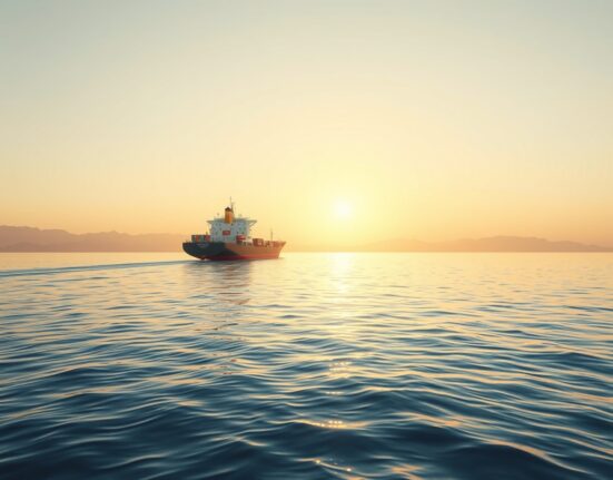 Cargo ship navigating Strait of Hormuz reopening impacting USD/INR exchange rate and oil markets