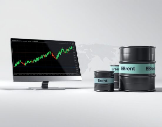 USD/INR exchange rate chart and oil barrels showing financial market impact of failed US-Iran talks