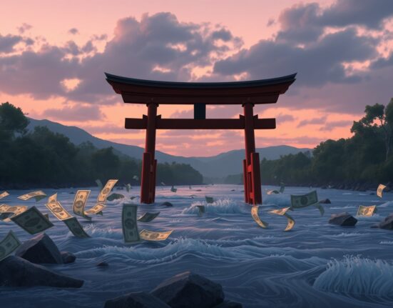 USD/JPY currency pair analysis showing Yen weakness against the US dollar at 153.25