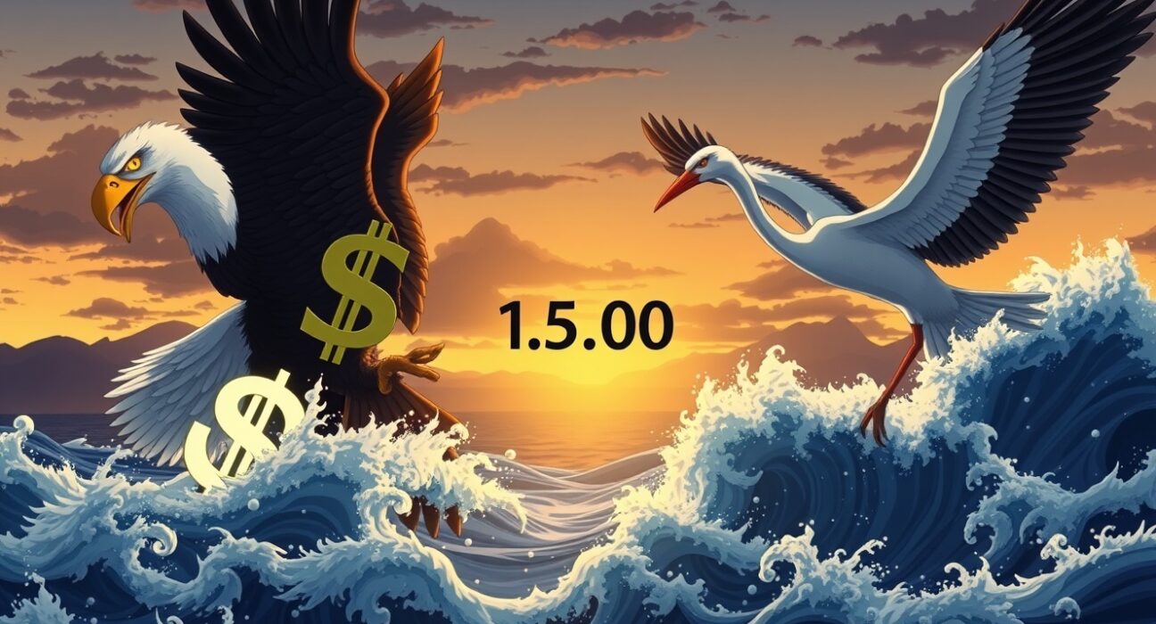 USD/JPY currency pair faces a critical test at 155.00 amid a clash between Federal Reserve and Bank of Japan monetary policies.