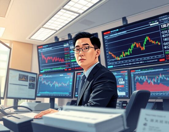 Trader analyzing USD/JPY currency pair during geopolitical easing affecting US Dollar valuation