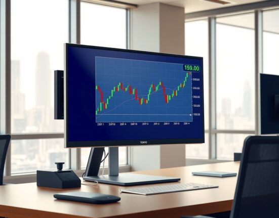 Professional forex trading analysis of USD/JPY currency pair showing technical chart patterns and price levels.