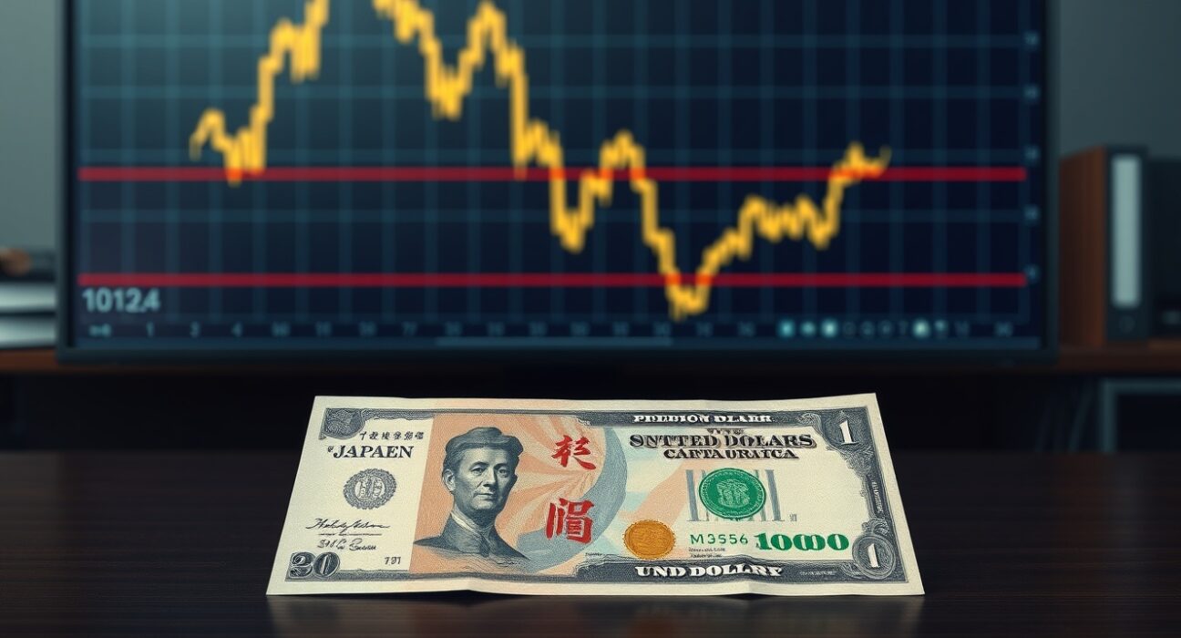 USD/JPY forex chart and yen intervention analysis by ING showing market volatility