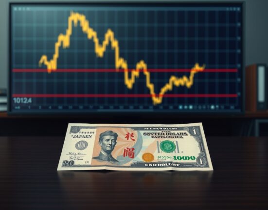 USD/JPY forex chart and yen intervention analysis by ING showing market volatility