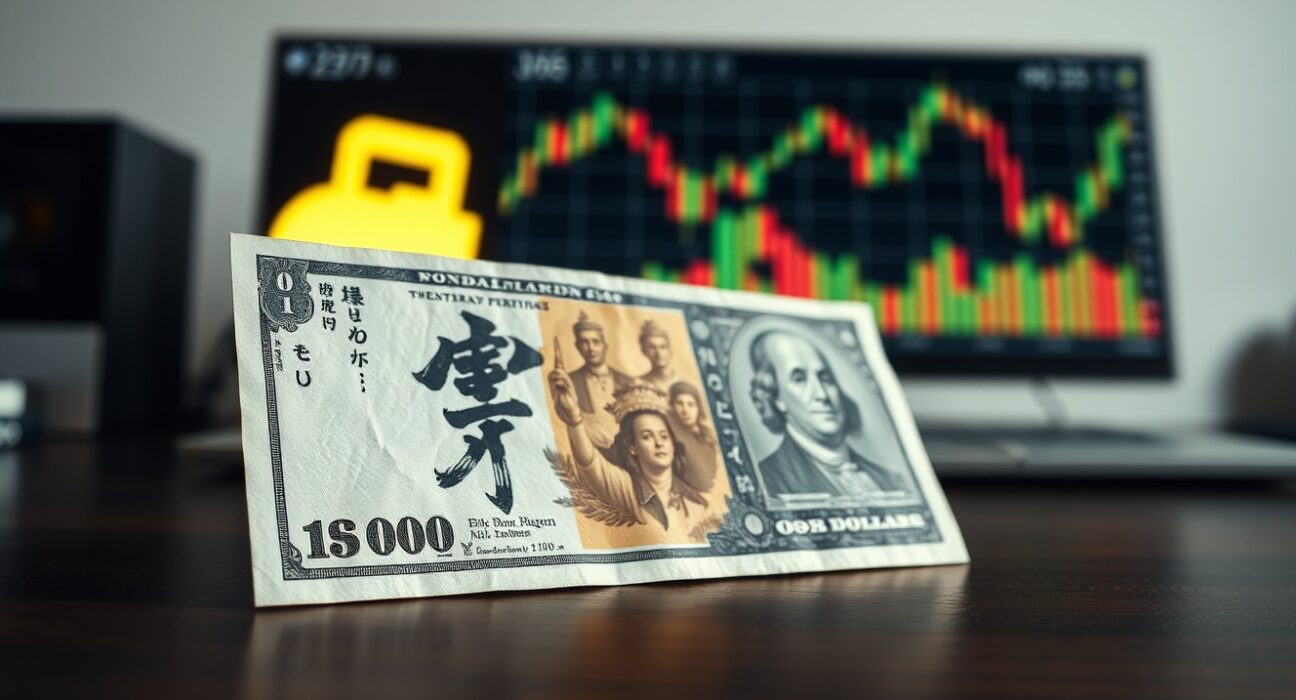 USD/JPY currency pair with intervention risk and oil price focus in BNY market analysis