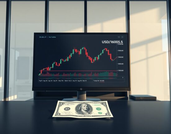 USD/JPY forex trading chart showing resistance below 160.05 level, UOB analysis