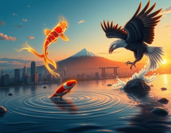 USD/JPY exchange rate analysis as Japanese Yen gains strength against US Dollar in forex markets.