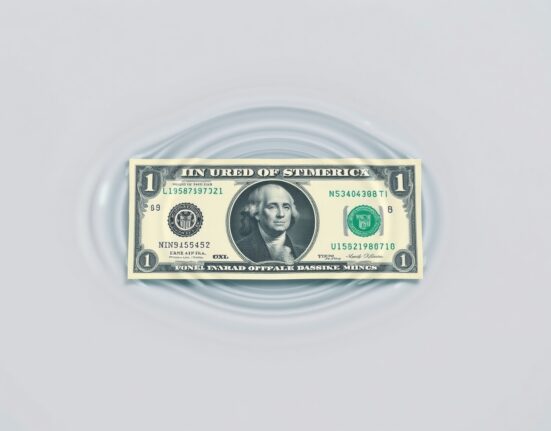 USD banknote in water illustrating the macro narrative shaped by a data-heavy week, per TD Securities analysis.