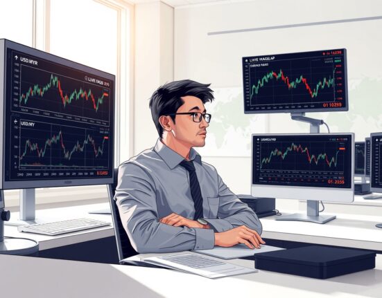 Financial analyst reviews USD/MYR exchange rate and oil price data affecting the Malaysian Ringgit.
