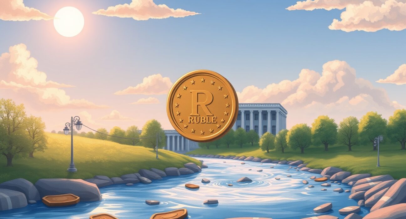 Analysis of USD/RUB exchange rate pressure from dovish central bank policy and capital outflows