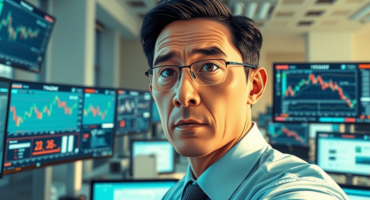 Financial analyst monitoring USD strength amid Middle East tensions and economic data releases in 2025 markets