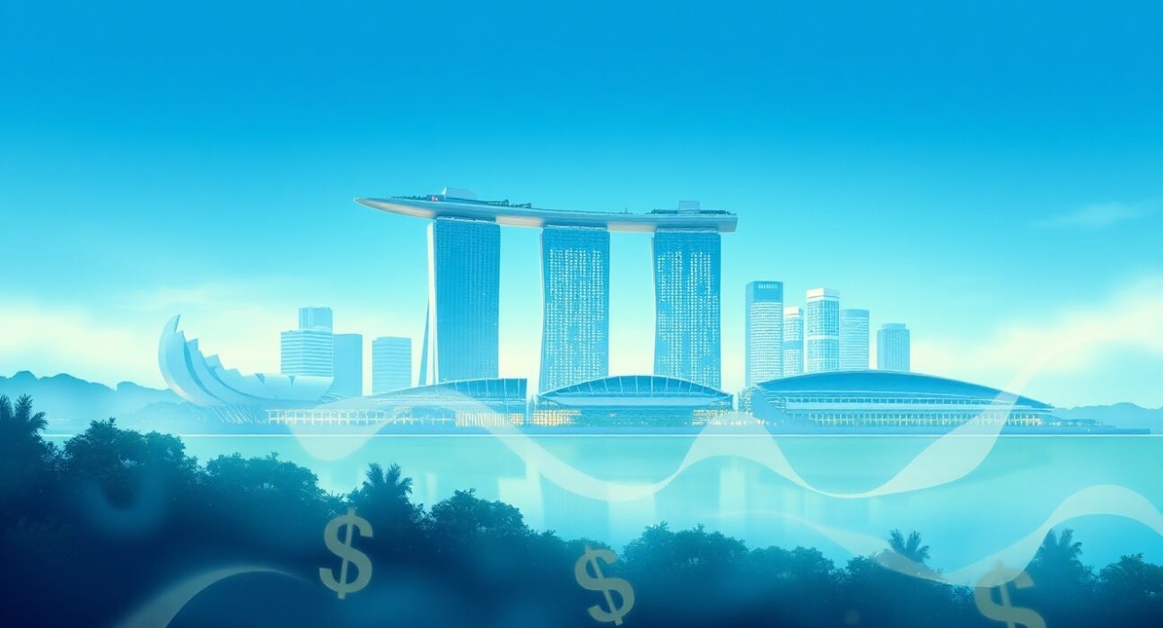 USD/SGD currency pair analysis showing Singapore dollar strengthening against US dollar amid shifting monetary policy expectations