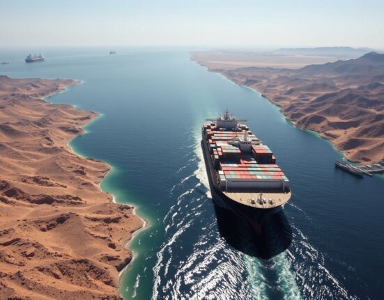 Strategic Strait of Hormuz shipping lane affecting USD/SGD currency pair and global oil markets