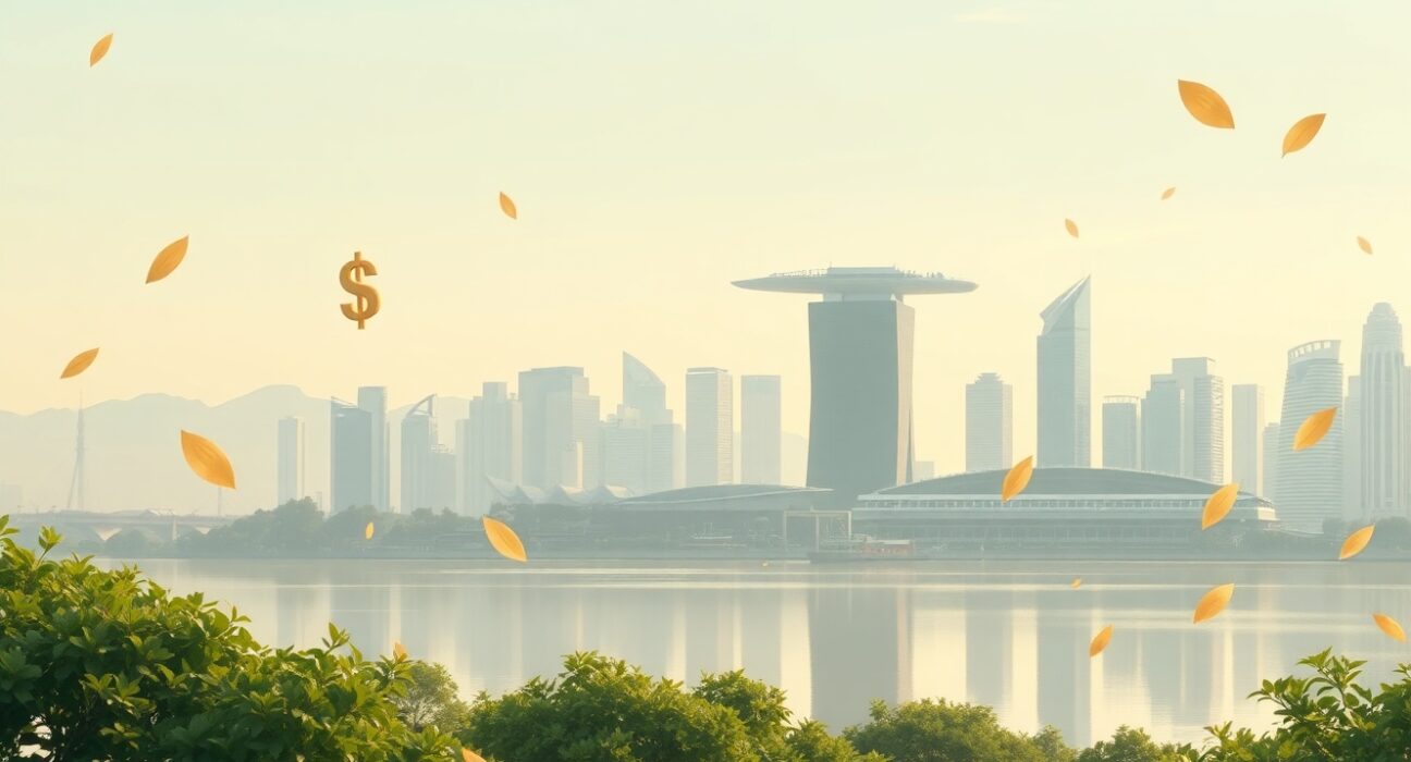 Analysis of USD/SGD currency pair trading near Singapore's strong Nominal Effective Exchange Rate band in 2025.