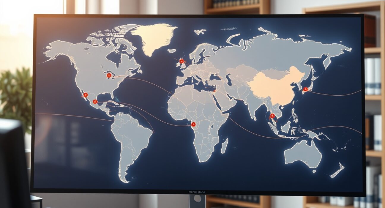 Global trade map analysis showing supply chain fragmentation benefiting USD strength in Q2 2025.
