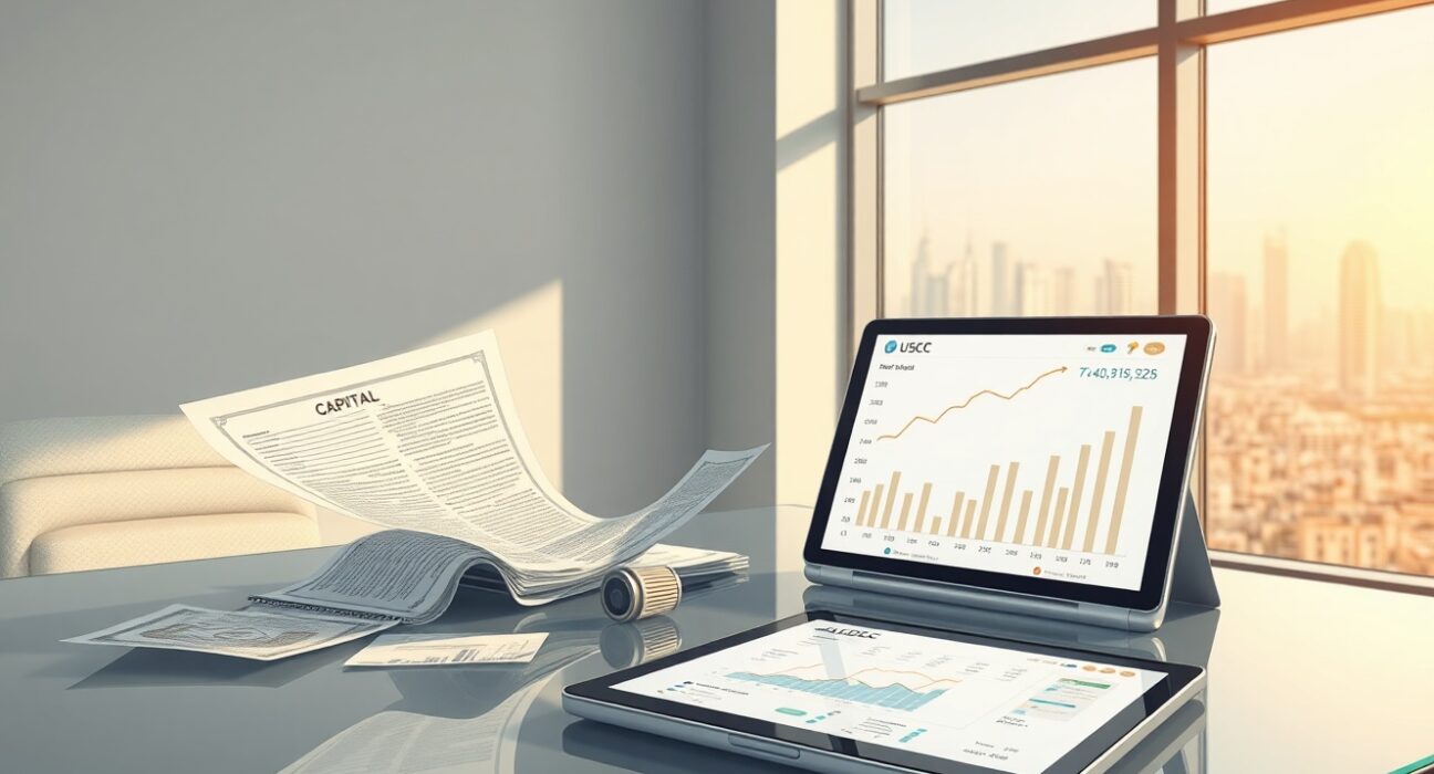 USDC stablecoin growth driven by capital flight from UAE traditional assets to digital currencies