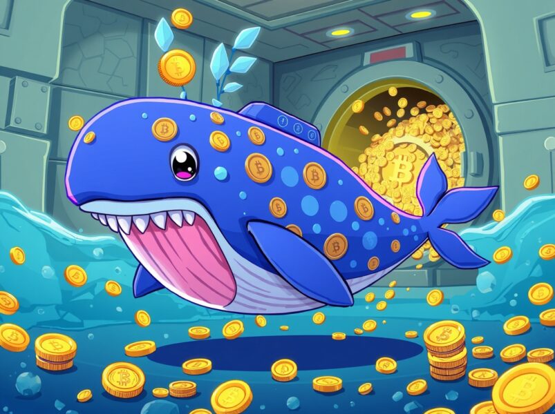 USDC minted process showing digital coin creation in blockchain treasury