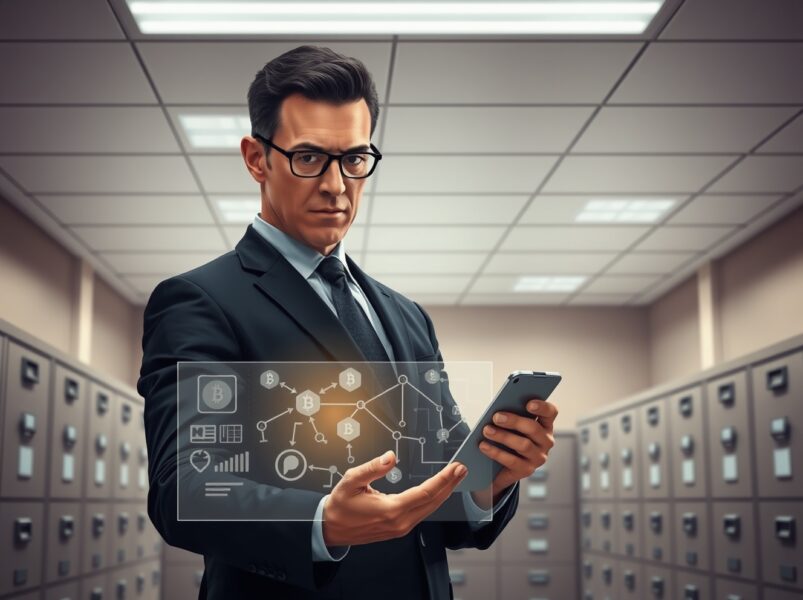 Federal agent investigating cryptocurrency fraud and USDT seizure for victim recovery