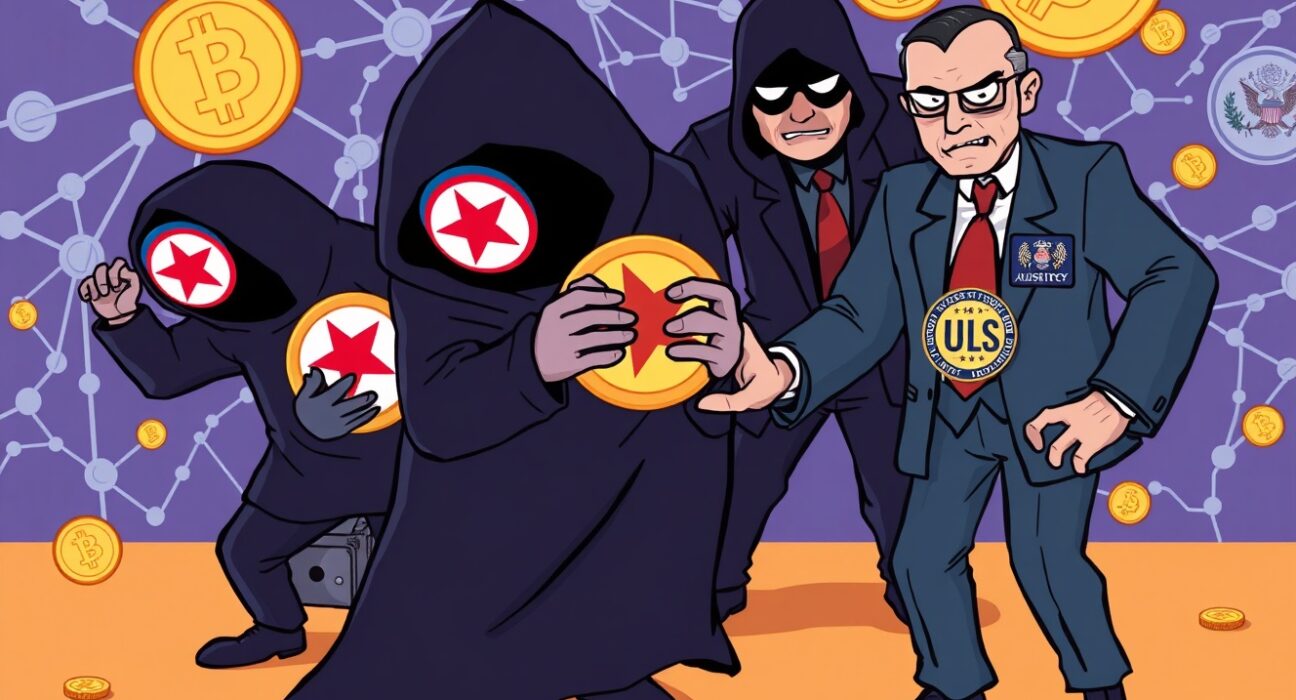 USDT seizure operation against North Korean cybercriminals by Department of Justice