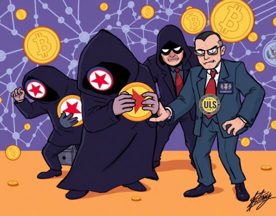 USDT seizure operation against North Korean cybercriminals by Department of Justice