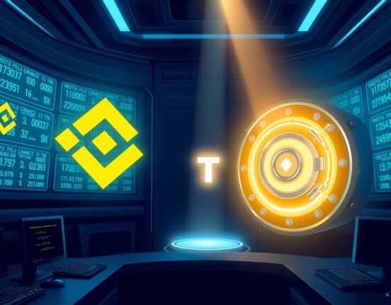 USDT transfer from Binance to Ceffu, a major stablecoin movement in crypto custody.