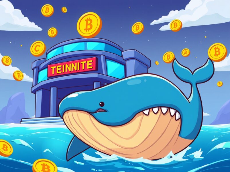 Massive USDT transfer to Binance represented by whale moving toward exchange