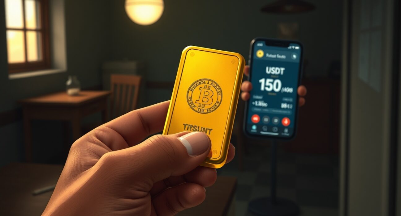 USDT used to trade illegally mined gold bars in Venezuela, illustrating sanctions evasion.