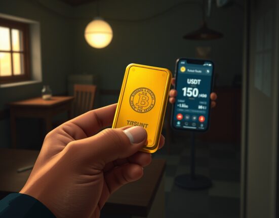 USDT used to trade illegally mined gold bars in Venezuela, illustrating sanctions evasion.