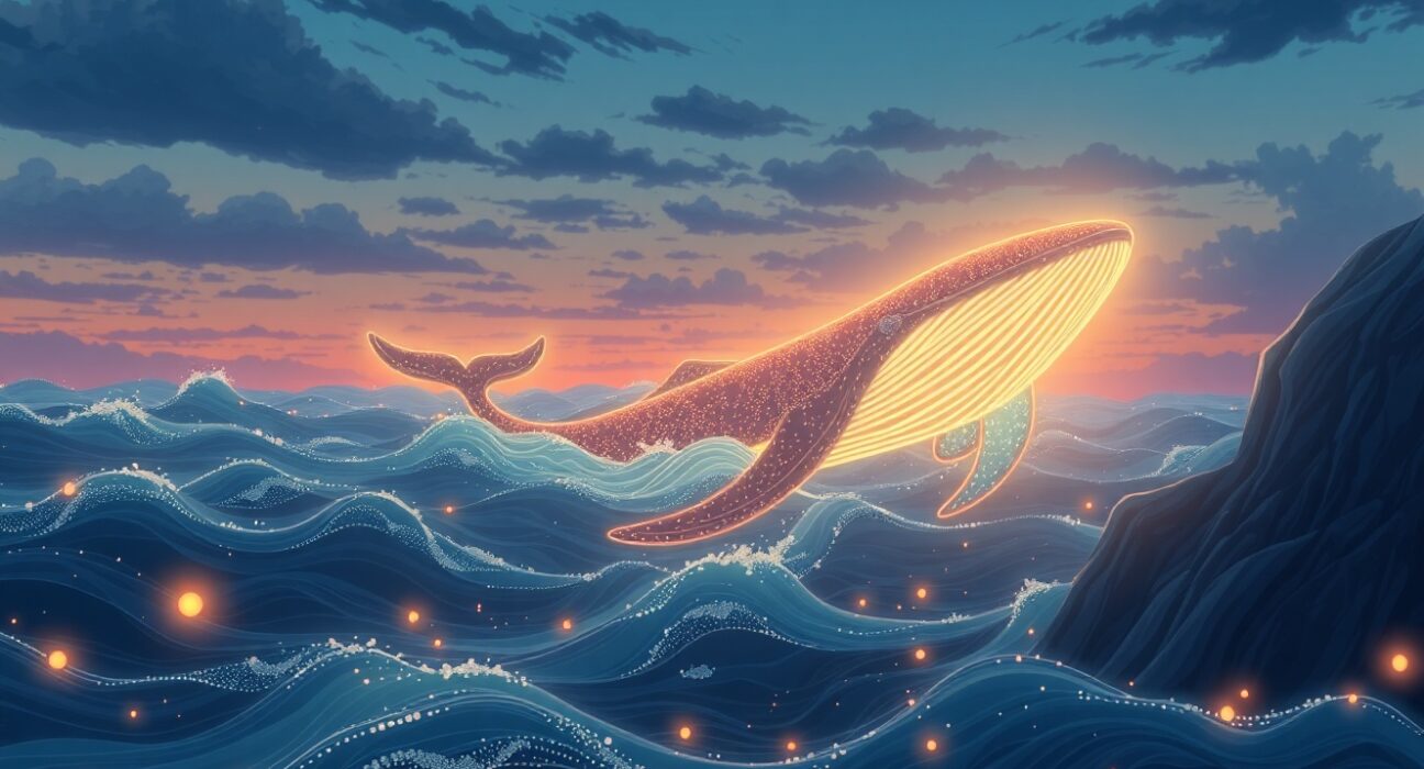 Analysis of major USDT whale transfer between cryptocurrency exchanges showing market liquidity movement