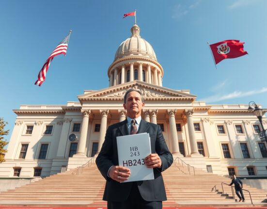 Utah State Capitol building representing HB243 legislation to block prediction markets
