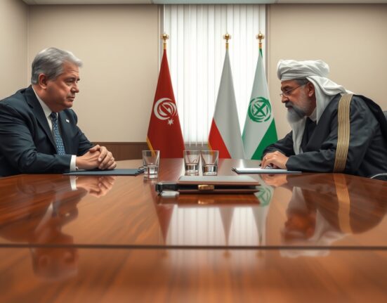 US Vice President JD Vance in diplomatic talks with Iranian officials about continuing negotiations.